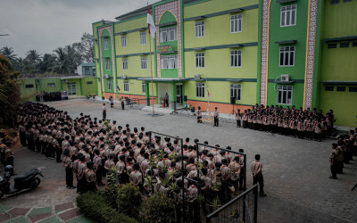 Memperingati Hari Pramuka 2026 Di SMK Ma'arif NU Ciamis