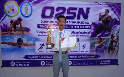 Juara 2 LKS Tingkat Kabupaten Ciamis Untuk Jurusan TJKT