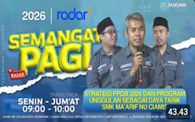 STRATEGI SPMB 2026 DAN PROGRAM UNGGULAN SEBAGAI DAYA TARIK SMK MA’ARIF NU CIAMIS