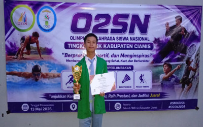 Juara 2 LKS Tingkat Kabupaten Ciamis Untuk Jurusan DKV